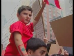 Protest outside Israeli United Nations mission Instructional Video