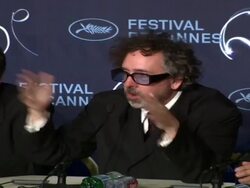 INTERVIEW: Tim Burton on why the jury picked two best actors at the Palme D'Or Press Conference: Cannes Film Festival 2010 at Cannes . (Footage by WireImage Video/GettyImages) Stock Footage