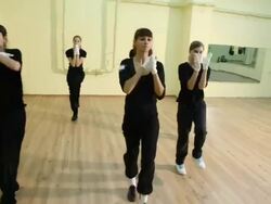 Group of hip hop dancers Stock Footage