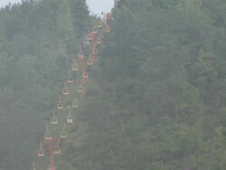 Mountain lift 3 Stock Footage