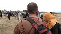 Hungary Serbia Border: Suffering Migrant Refugees News Clip