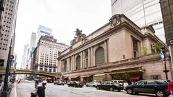 Grand Central Terminal and 42nd street Stock Footage