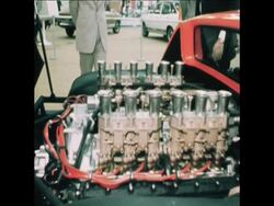 SYND 7 4 73 LUXURY CARS ON SHOW News Clip