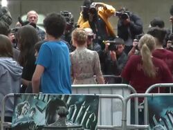 Harry Potter And The Half-Blood Prince World Premiere Stock Footage