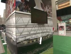 ATMOSPHERE: participants and signage Stock Footage