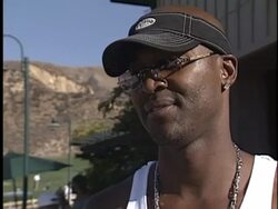 Ike Austin Celeb Golf Stock Footage