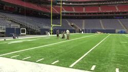 Houston Crews Prep Field for Super Bowl Instructional Video