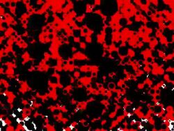 CHESSBOARD PATTERN : dots, chaotic progress, finally disappear (TRANSITION) Stock Footage