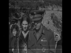 CAN711 KING CONSTANTINE AND QUEEN ANNE-MARIE OF GREECE VISIT EARTHQUAKE AREA IN CENTRAL GREECE Instructional Video