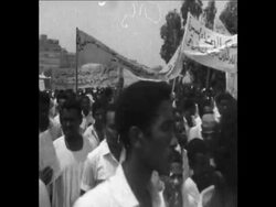 SYND 25/08/1969 A MASS DEMONSTRATION TAKES PLACE IN KHARTOUM AFTER THE BURNING OF THE EL-AQSA MOSQUE News Clip