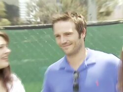 'A Time For Heroes' Celebrity Picnic and Carnival to Benefit the Elizabeth Glaser Pediatric AIDS Foundation Stock Footage