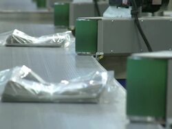 MS View of web press news paper print office / Ruesselsheim, Hesse, Germany  Stock Footage