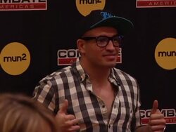 JC Llamas at mun2 And Campbell McLaren Host Media Luncheon Introducing New MMA Reality Series "Combate Americas" Stock Footage