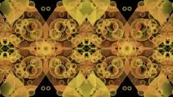 Geometric bubble abstract background Stock Footage