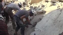 CLEAN : Syria: regime strike hits rebel held neighbourhood in Aleppo News Clip