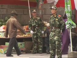 Security preps, News conference ahead of Tibet Olympic torch relay News Clip
