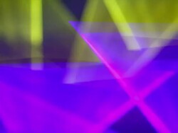 HD Disco Laser Close-up Stock Footage