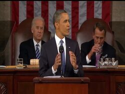 Pres. Obama says after the worst recession most Americans have ever known the economy is on the mend, but in order to continue that growth lawmakers must work together to on measures aimed at creating more jobs. News Clip