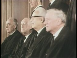Supreme Court Justices pose for a picture in 1968. News Clip
