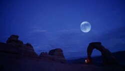 Time Lapse of Moon at Night Stock Footage