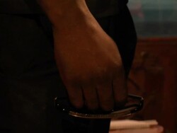 Dereck Chisora at David Haye vs Dereck Chisora: Press Conference on July 11, 2012 in London, England (Footage by WireImage Video/Getty Images) Stock Footage