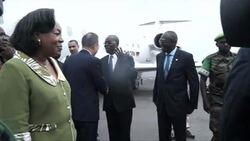 CLEAN : UN chief Ban in Central African Republic 2 News Clip