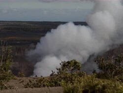 Shot of steam rising from ground. Stock Footage