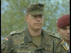 European Union chiefs comment on peace process. News Clip