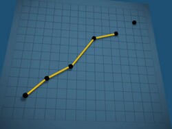 3D graphics and rotating cube. Stock Footage