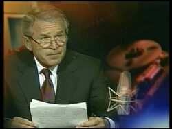 President Bush weekly radio address News Clip