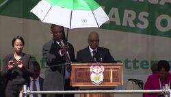 Zuma speaks at Union Buildings on 20th anniversary of first democratic elections in South Africa Instructional Video