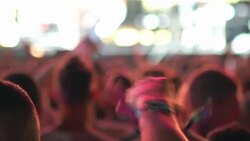 Concert crowd partying. Stock Footage