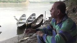 VOICED : Principal rio de Colombia golpeado por sequia News Clip