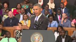 CLEAN : Obama: Confederate flag sends a bad message News Clip