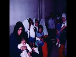 SYND20/10/72 PEOPLE QUEUE FOR CHOLERA VACCINATIONS IN AMMAN News Clip