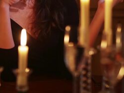 Tablet dining          GL CM LI INF Stock Footage