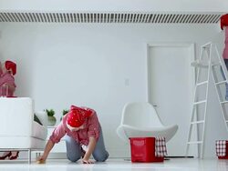 Spring Clean Up Stock Footage