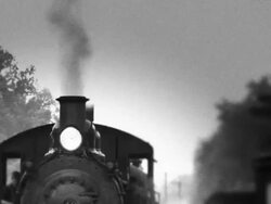 Smoke Stack of Steam Engine Train Stock Footage