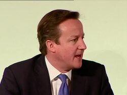 David Cameron Speaking At Northern Future Forum News Clip