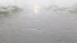 Driving the Car on Highway During Rainy Season Stock Footage