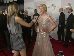 Paris Hilton at the NBC Universal's 68th Annual Golden Globes After Party at Beverly Hills CA. (Footage by WireImage Video/GettyImages) Stock Footage