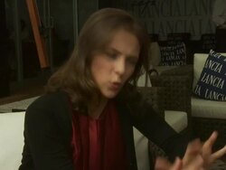 Il Grande Sogno Interviews: Venice Film Festival 2009 Stock Footage