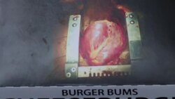 Mocked up 'plain packaging' fast food containers News Clip