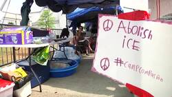 Protesters Camp Outside Kentucky ICE Building Instructional Video