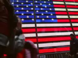 New York Area Prepares For Super Bowl XLVIII Stock Footage