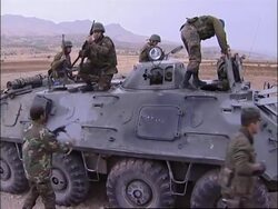 Turkish troops near border with Iraq News Clip