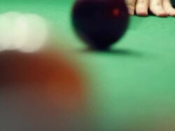 Man playing billiard (snooker) - Film Montage Stock Footage