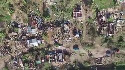 CLEAN : Homes of 40 families destroyed in Mexican village of Chamela News Clip