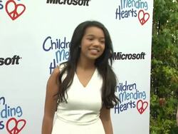 Daphne Blunt at Children Mending Hearts 4th Annual Spring Benefit on 4/22/12 in Pacific Palisades, CA. Stock Footage