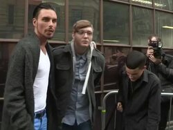Jahmene Douglas, James Arthur, Rylan Clark Stock Footage